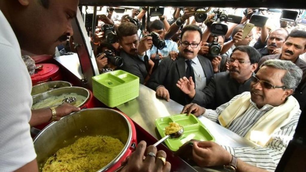 Siddaramaiah questions state govt about indira canteen