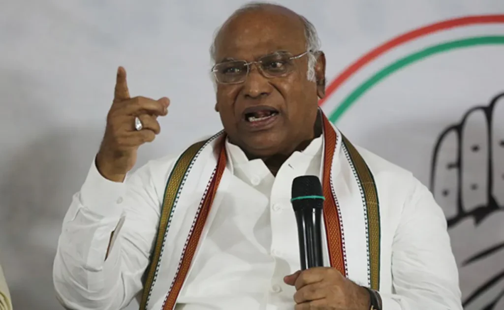 Kharge Statement goes wrong