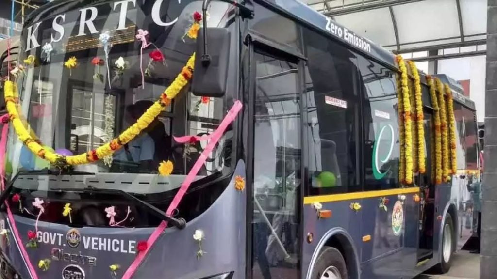 New 25 E-Bus Says KSRTC