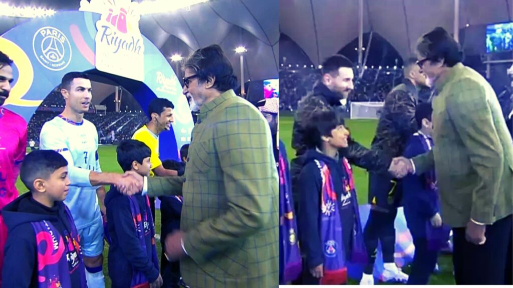 Amitabh met Messi Ronaldo