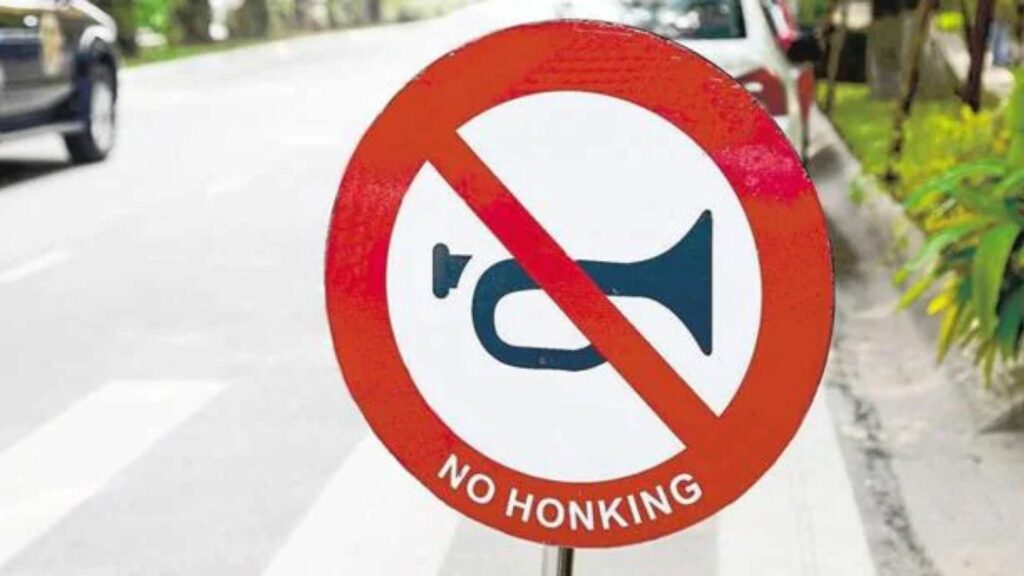 fine for unnecessary honking