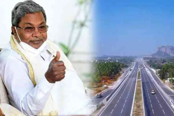 Siddaramaiah inspect Mysore Expressway.