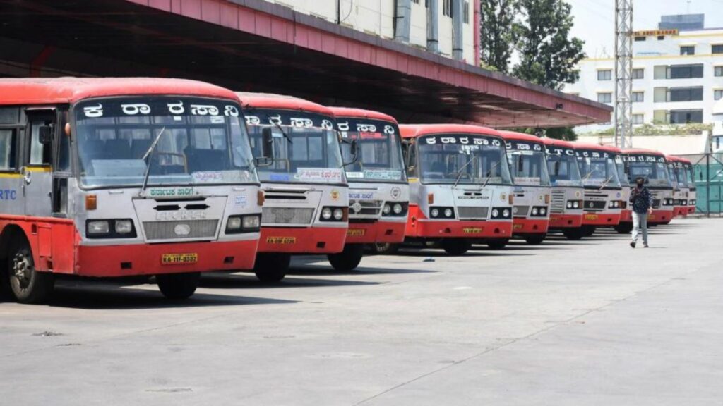 KSRTC buses ready for polling