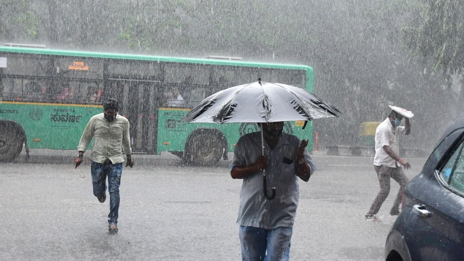 Heavy rain in karnataka state