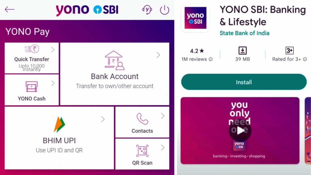 about SBI Yono app