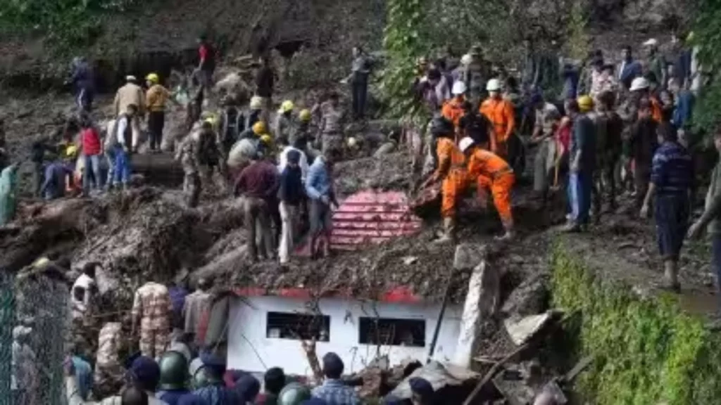 Shimla SummerHill area Landslided