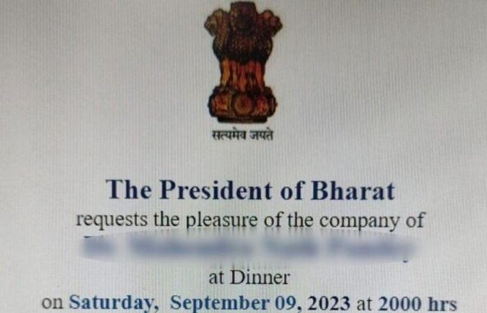 naming of Bharat instead of India