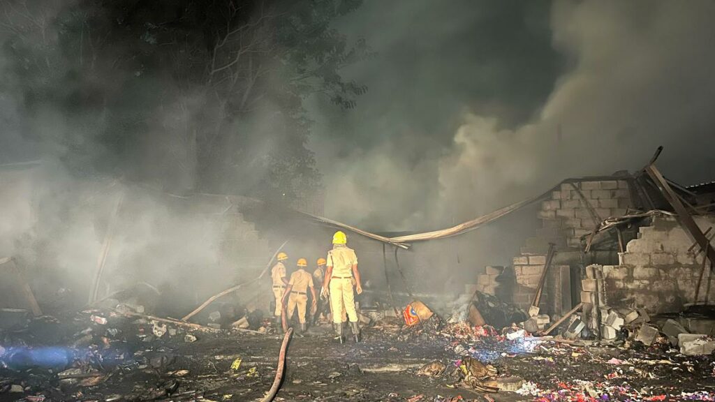 fire incident in agarabatti factory