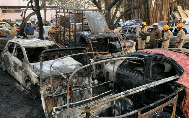 fire accident in Bangalore garage