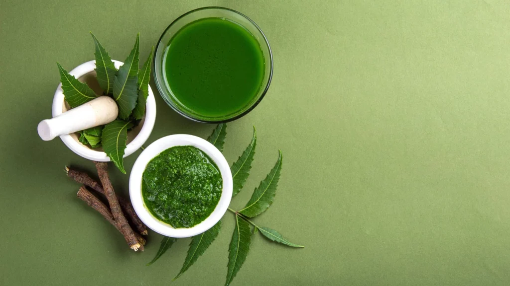 Health benefits of neem leaves