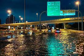 Dubai in heavy flood